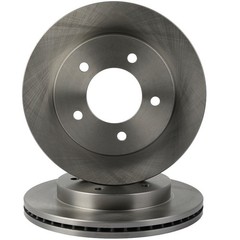Front Brake Rotors Semi-metallic Pads For Ford F-150 1997-2003 4WD 5 Lug Wheels