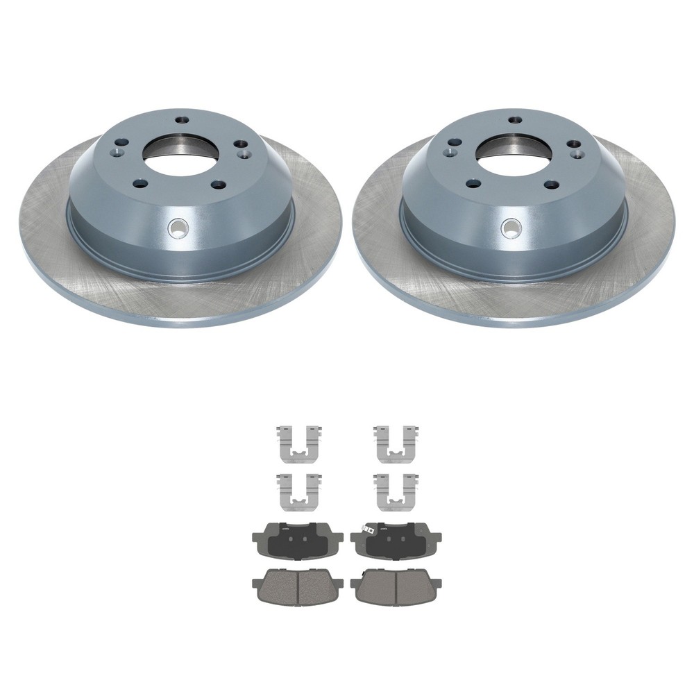 DuraGo Rear Rotors Wagner ThermoQuiet Ceramic Brake Pad Kit For Santa Fe Sorento