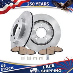 12.13″(308mm) Front Disc Rotors Brake Pads for 1997-2003 Ford F-150