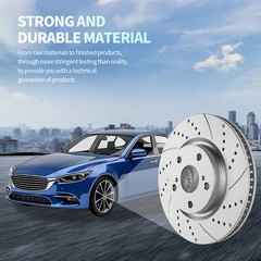 REAR Brake Rotors Pads fit for Jeep Grand Cherokee Durango 5-Lug Wheel Holes
