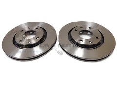 CITROEN DS3 2009-2015 FRONT 2 BRAKE DISCS SET NEW (CHECK SIZE 266MM)
