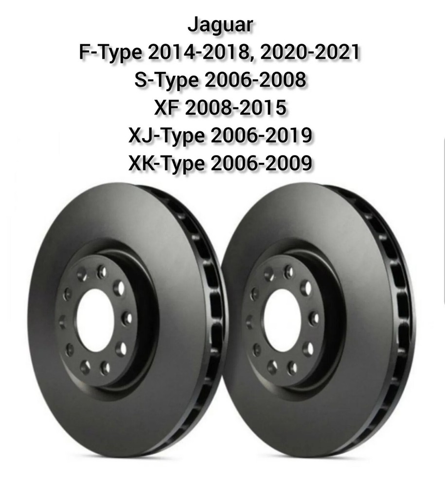 EBC Ultimax OE Style Disc Kit RK1599 For Jaguar 2 pack Front