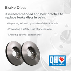 2x Brake Discs Pair Solid fits CITROEN C4 GRAND PICASSO Rear 06 to 13 268mm Set