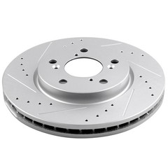 Fits 2005-2010 Honda Odyssey 2x Drilled & Slotted Front Brake Rotors Discs Kit