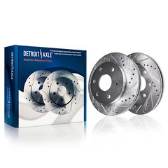 319mm Front Drilled Disc Rotors Brake Pads for Toyota Tacoma 4Runner FJ Cruiser