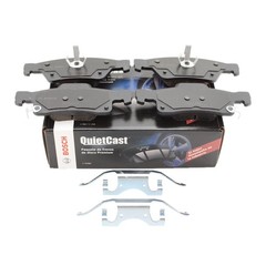 DuraGo Solid Rear Rotors Bosch QuietCast Ceramic Disc Brake Pads Kit For Durango