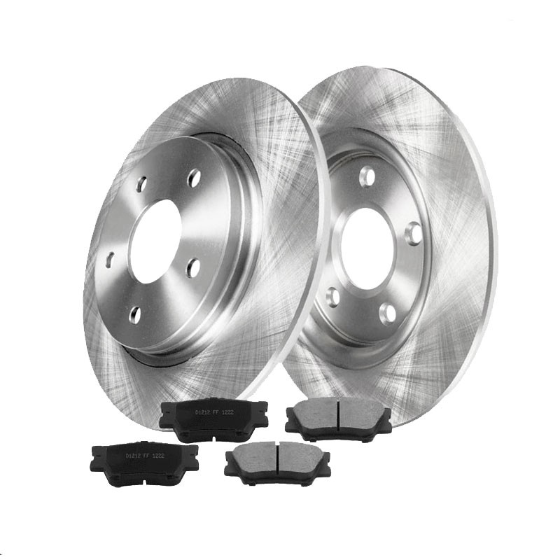 Rear Brake Rotors Ceramic Pads Fits Toyota Camry 2012 2013 2014 2015 2016 2017