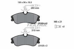 TEXTAR Brake Discs & Pads Front & Rear Braking Service Set Fits Citroen Peugeot