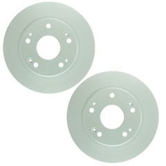 Bosch Pair Set 2 Rear Solid 260mm Disc Brake Rotors For Axura TSX Honda Accord