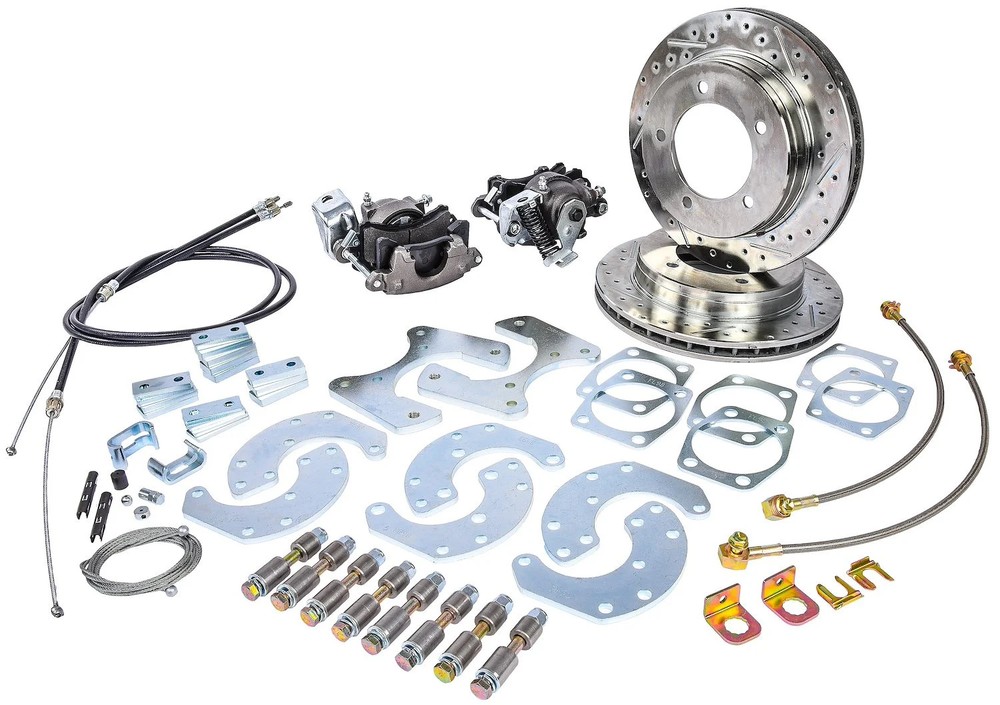 JEGS 630617 Ford 9 in. Truck Rear Brake Kit Pre 1987 Ford 9 in. Rear Ends F-Seri
