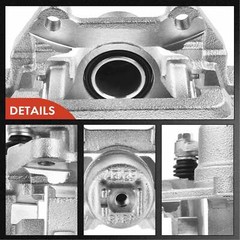 Front & Rear Drilled Rotor & Brake Pads + Brake Calipers for Acura ZDX 10-13 MDX