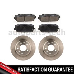 Brake Pad Brake Rotor Fits 2014 Mazda MX-5 MX-5 Miata 2015 Mazda MX-5 MX-5 Miata
