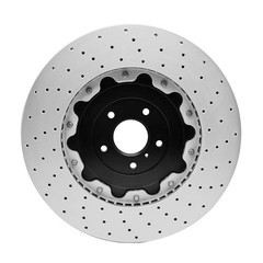 For Nissan GT-R Two-Piece Drilled Floating Performance Front Disc Brake Rotor