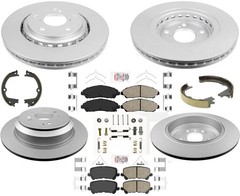 Improved Performance Disc Brake Rotors Pads Parking For Honda Pilot 2016-2024