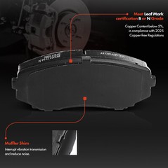 Front Disc Brake Rotors & Ceramic Brake Pads for Ford Edge 2007-2014 Lincoln MKX