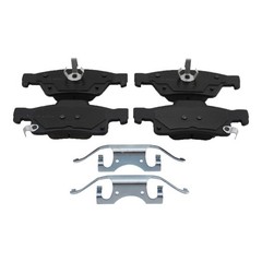 DuraGo Solid Rear Rotors Bosch QuietCast Ceramic Disc Brake Pads Kit For Durango