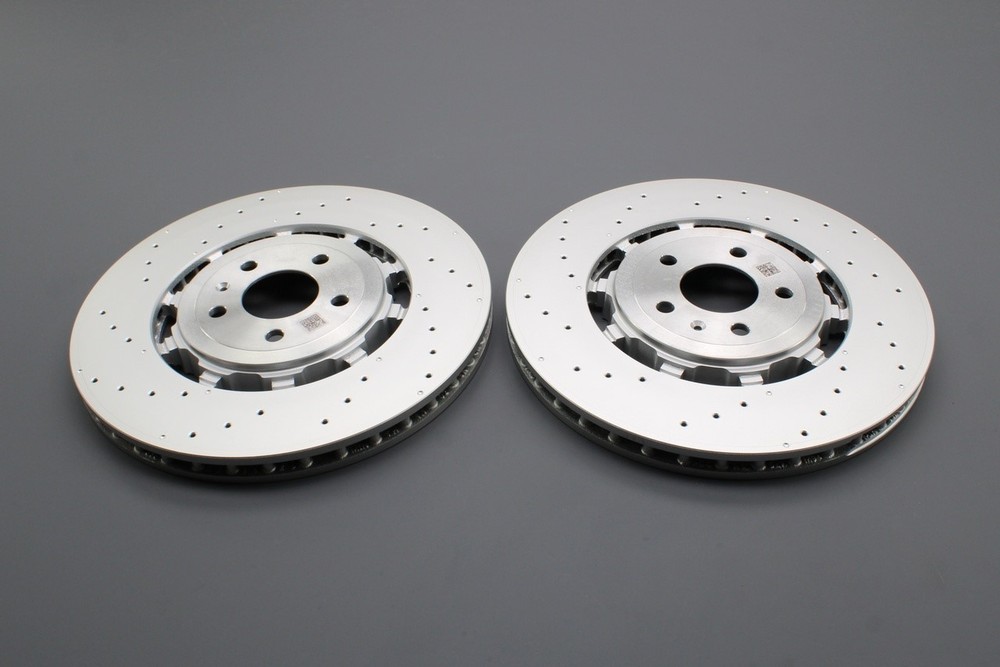 Genuine Audi RS6 RS7 RSQ8 2020-on rear brake discs pair (370x30mm) 4K0615601A