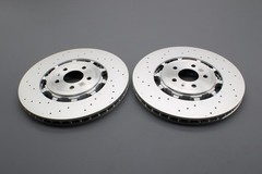 Genuine Audi RS6 RS7 RSQ8 2020-on rear brake discs pair (370x30mm) 4K0615601A