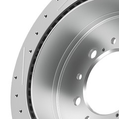 13.58in Rear L&R Brake Rotors Kit for Lexus LX570/Toyota Land Cruiser 2008-2021