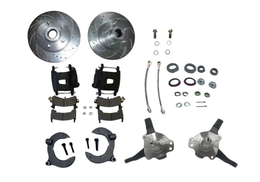 Mustang 2 II Big Disc Brake Conversion Kit With 2″ Drop Spindles Ford 5 x 4 1/2