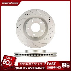2x Front Brake Rotors For 2007-2008 2010-2014 Ford Edge 2010-2015 Lincoln MKX