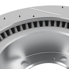 Front Drilled & Slotted Disc Brake Rotor For Toyota Tundra 2007-2021 S-31482