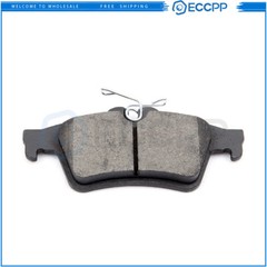 Fits 2008 2009 – 2012 Mazda 3 2.0L Rear Slotted Brake Rotors And Ceramic Pads