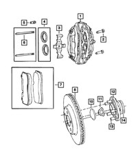 Genuine Mopar Disc Brake Rotor 04755538AA