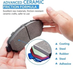 Front Rear Disc Rotors Ceramic Brake Pads fit 2007 2008 2009-2013 Nissan Altima