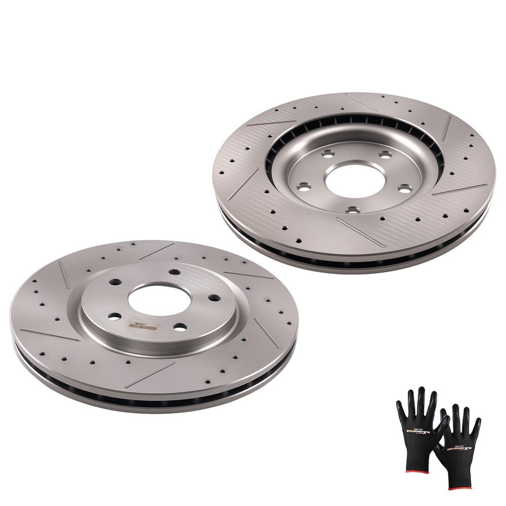 Front Brake Rotors Kit for Chrysler Pacifica 2017-2021 Voyager 2020-2021 S53068