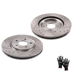 Front Brake Rotors Kit for Chrysler Pacifica 2017-2021 Voyager 2020-2021 S53068