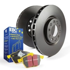 EBC YellowStuff Brake Pads & RK Rotors for 15-21 Subaru WRX [Front]