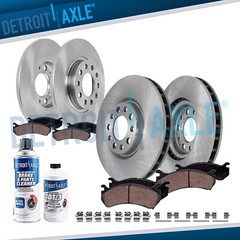 10pc Front Rear Brake Rotors Ceramic Brake Pads for Chrysler 200 Jeep Cherokee
