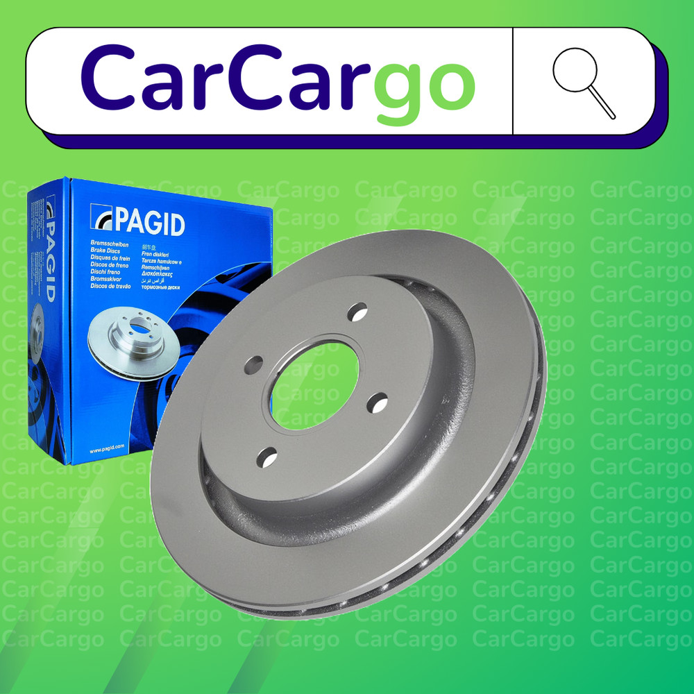 Pagid Vented Rear Brake Discs Pair For Ford Scorpio 2.9 i 24V 1994-1998 273 mm