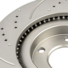 2x Front Brake Rotors For 2007-2008 Ford Edge 2010-2014 Ford Edge Lincoln MKX
