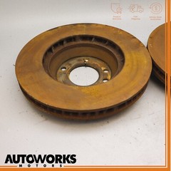 03-18 Porsche Cayenne S 955 Front Left & Right Side Brake Disk Set Of 2 OEM