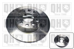 2x Brake Discs Pair Solid fits SKODA OCTAVIA Mk2, Mk3, Mk4 Rear 2004 on 272mm QH