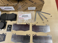 2005-2023 TOYOTA TACOMA 4WD GENUINE OEM FRONT BRAKE ROTORS OEM PADS & SHIM KIT