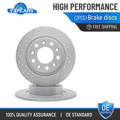 264mm Rear Drilled Disc Brake Rotors Kit for 2013 – 2016 Dodge Dart