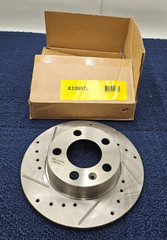 Replacement Drilled & Slotted Brake Rotor X33057L, 5-Lug, THK 7mm