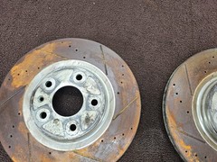CHEVROLET CORVETTE Z51 3LT 14-19 2X SLOTTED DRILLED FRONT WHEEL BRAKE DISC ROTOR
