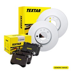 TEXTAR Brake Discs & Pads Front Braking Set Fits Land Rover Range Rover Sport
