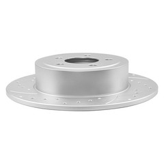 Front & Rear Drilled Slotted Rotors + Pads for Dodge Charger Challenger 300 V6