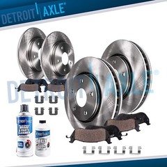 300mm Front Rear Brake Rotors Ceramic Pad for 2010-2012 2013 Kia Forte Koup 2.4L