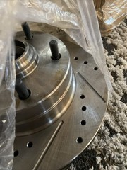 Disc Brake Rotor-Front LEFT Drilled and Slotted Power Stop AR8200XL Driver Side