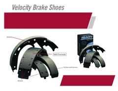 NB647 REAR Bonded Parking Brake Shoe Fits 97-09 GMC C6500 Topkick