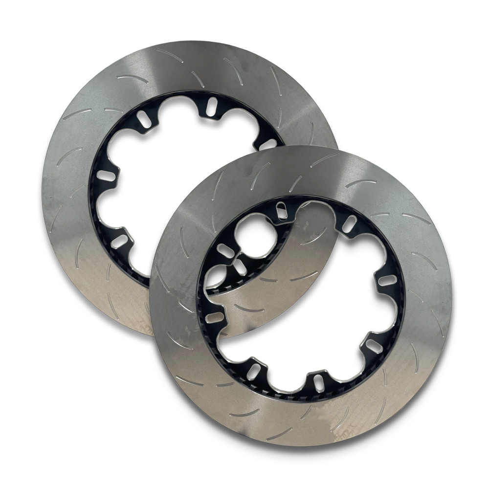 356MM x 32MM x 12 BOLT x 47MM Pad – FLOATING GROOVED BRAKE DISCS – PAIR