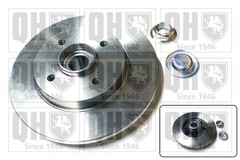 2x Brake Discs Pair Solid fits CITROEN C4 PICASSO Rear 06 to 13 268mm Set QH New