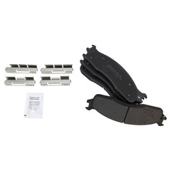 Front Performance & Brake Rotor & Metallic Pad Kit w/Chemicals