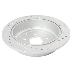 Performance Drilled & Slotted Brake Rotor & Posi Ceramic Pad Rear Set